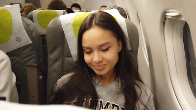 Model Astrid in TRIP TO PHOTOSHOOT